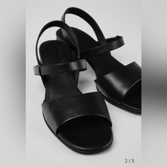 Camper Katie Women’s black strappy sandal size 37 - Picture 4 of 8